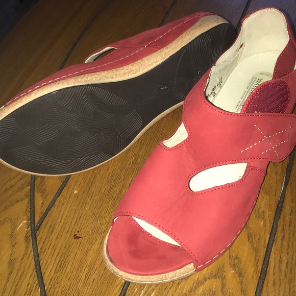 waldlaufer Shoes - Bailey Heliett Red Nubuck Waldlaufer shoes
